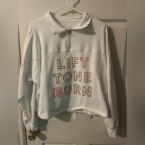 Pure Barre LTB quarter zip